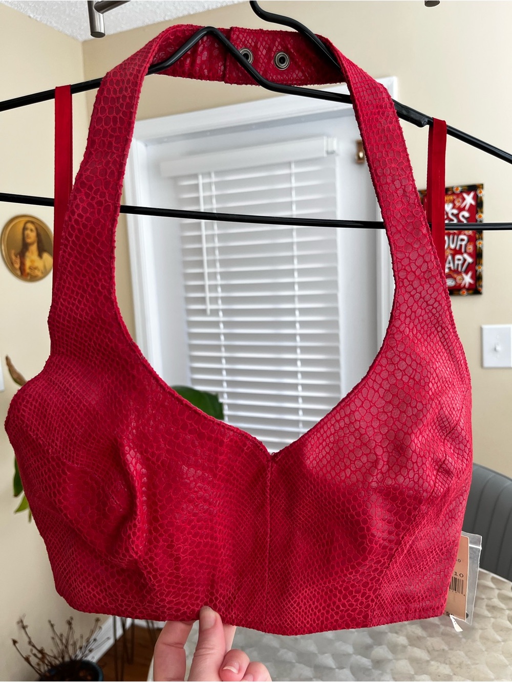 NWT- Wilson’s Genuine Leather Bralette
